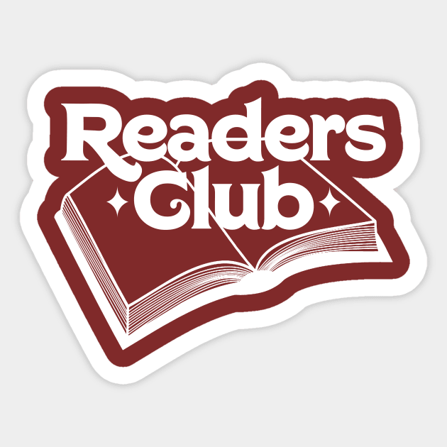 Readers club Sticker by PaletteDesigns